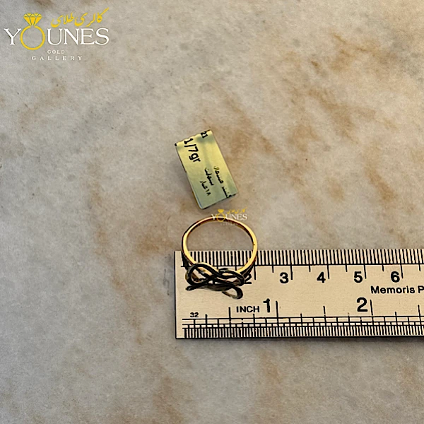 انگشتر طلا مینیمال بینهایت